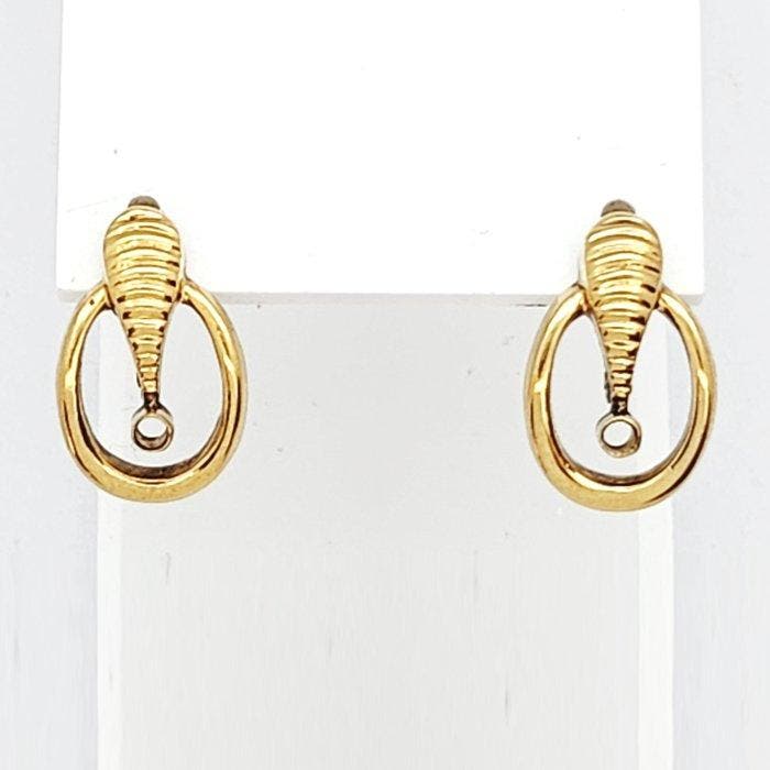 Oorbellen - 18 karaat Geel goud, Bijoux, Sacs & Beauté, Boucles d'oreilles