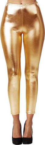 2dekans | Dressforfun Metallic legging goud XXL -, Ophalen of Verzenden, Nieuw