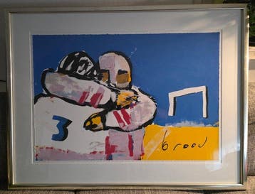 Herman Brood (1946-2001) - Football / Soccer, Antiquités & Art
