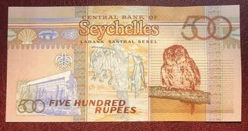Seychellen. - 500 Rupees 2011 - Pick 45 (Zonder