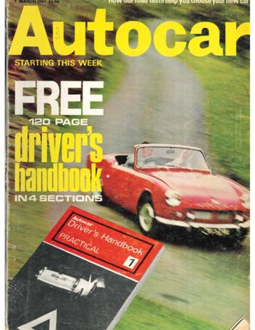 1967 AUTOCAR MAGAZINE 3707 ENGELS