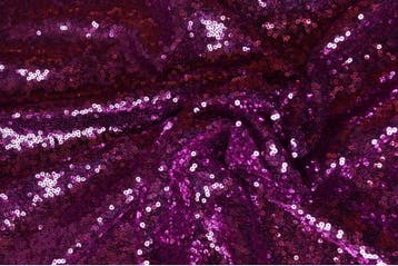 10 meter paillettenstof - Cassis - 100% polyester, Verzenden, 120 cm of meer, Paars, Polyester