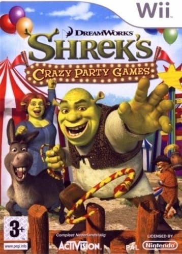 Shreks Crazy Party Games (Wii Games), Games en Spelcomputers, Ophalen of Verzenden, Zo goed als nieuw