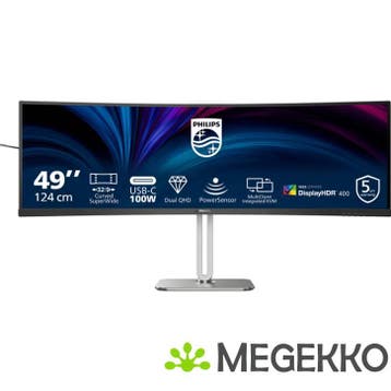 Philips 5000 Series 49B2U5900C/00 49  Dual QHD Superwide VA, Computers en Software, Verzenden, Nieuw