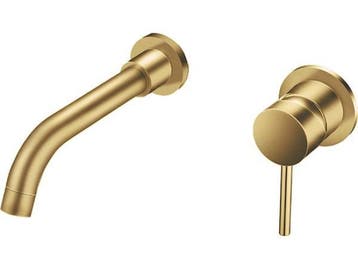 Veiling - Inbouw wastafelkraan – geborsteld goud, Bricolage & Construction, Sanitaire