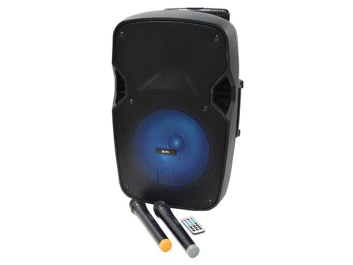 QTX PAL15 Mobiele Bluetooth Luidspreker Met 2 Draadloze, Muziek en Instrumenten, Microfoons