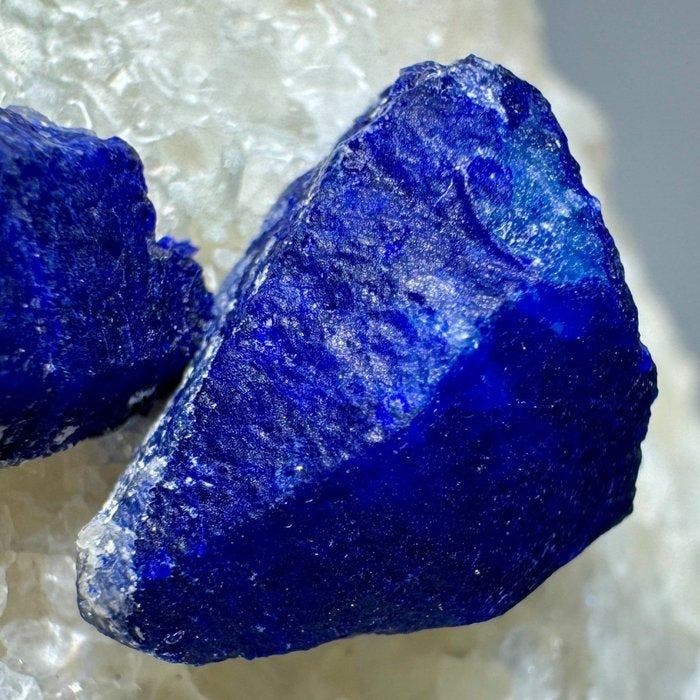lazuriet Kristallen op matrix- 45.15 g - (2), Collections, Minéraux & Fossiles