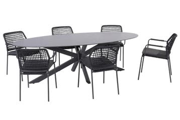 Taste by 4 Seasons Barista tuinset antraciet met Privada, Tuin en Terras, Nieuw