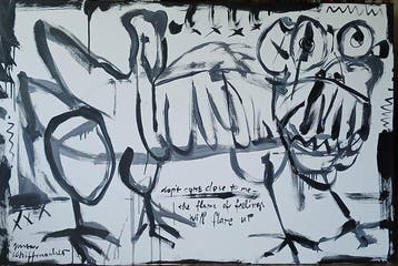 Gustav Schiffmacher - nu 2371 - come close to me - the flame, Antiquités & Art, Art | Peinture | Moderne