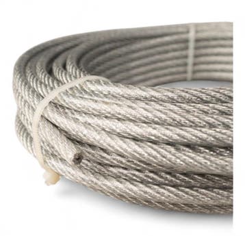 Staalkabel gebundeld Pvc 4-5mm 20m, Verzenden, Nieuw