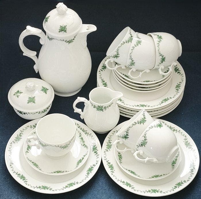 Fürstenberg - Schlossgarten for 6 Persons - Koffie- en, Antiek en Kunst, Antiek | Meubels | Tafels