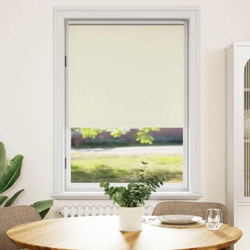 vidaXL Rolgordijn verduisterend 104,4x175 cm gebroken wit, Huis en Inrichting, Verzenden, Nieuw