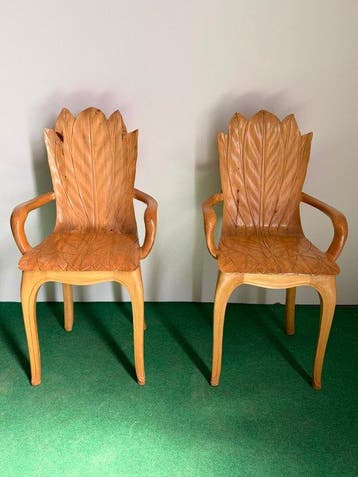 Fiorenzo BARTOLOZZI & Giuseppe MAIOLI - Fauteuil (2) - Bois, Antiquités & Art
