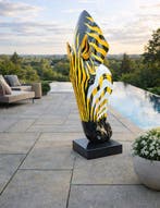 Statue, XXL Zebra Head - 152 cm - Marbre, mgo - 2026