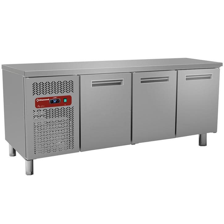 Koeltafel, geventileerd, 3 deuren (395 Lit.), Zakelijke goederen, Horeca | Keukenapparatuur, Koelen en Vriezen, Verzenden