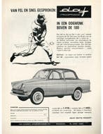 1962 DAF VARIOMATIC BROCHURE NEDERLANDS, Ophalen of Verzenden, Nieuw
