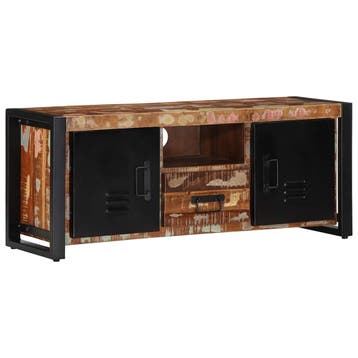 vidaXL Tv-meubel 100x30x40 cm massief gerecycled hout, Verzenden, Nieuw