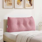 vidaXL Rugkussen Roze 100 x 24 x 50 cm Fluweel, Verzenden, Nieuw