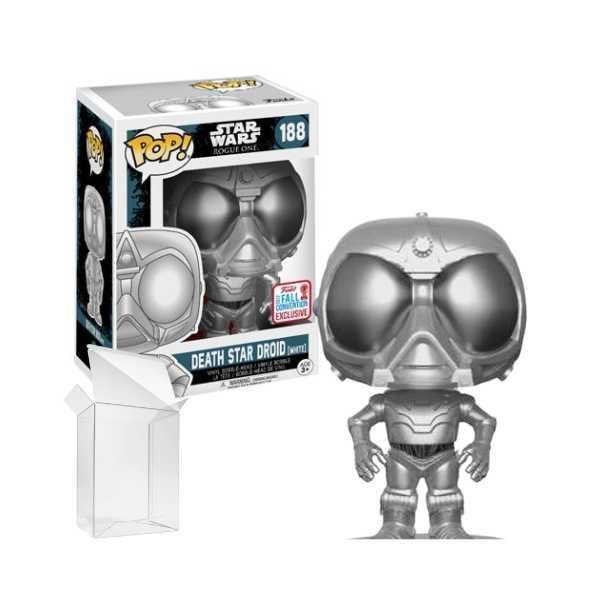 Funko Pop! Star Wars Rogue one - Death Star Droid White #188, Collections, Jouets miniatures, Envoi