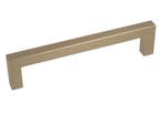 Greep aluminium Geelbrons 128 mm, Nieuw
