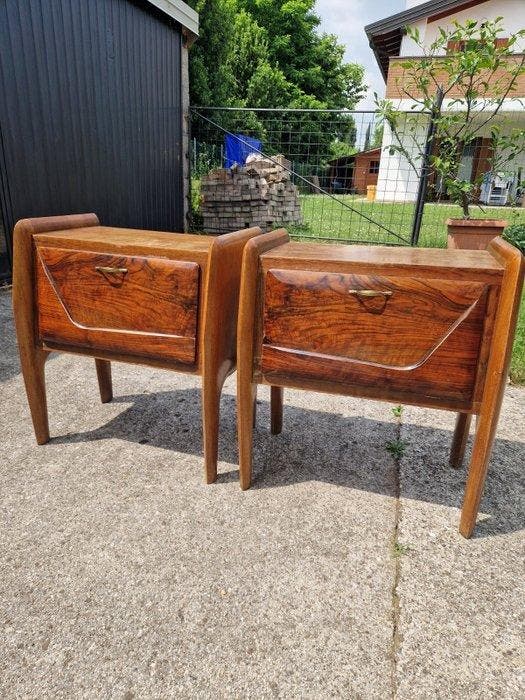 Nachtkastje (2) - Hout, Antiek en Kunst, Kunst | Designobjecten