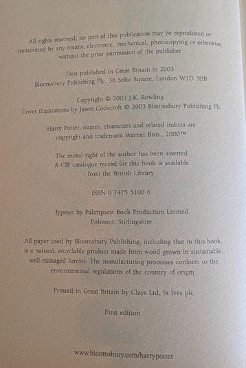 J.K. Rowling - Harry Potter and The Order of the Phoenix -