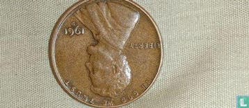 Verenigde Staten 1 cent 1961 (D), Verzenden, Losse munt