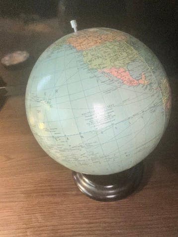 Globe - Globe politique - 1950-1960, Antiek en Kunst