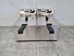 Friteuse double en acier inoxydable Friteuse 2 x 10,5 litres, Articles professionnels, Verzenden