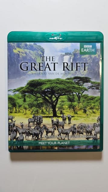 BBC EARTH THE GREAT RIFT BAKERMAT VAN DE MENSHEID (BLURAY), Gebruikt