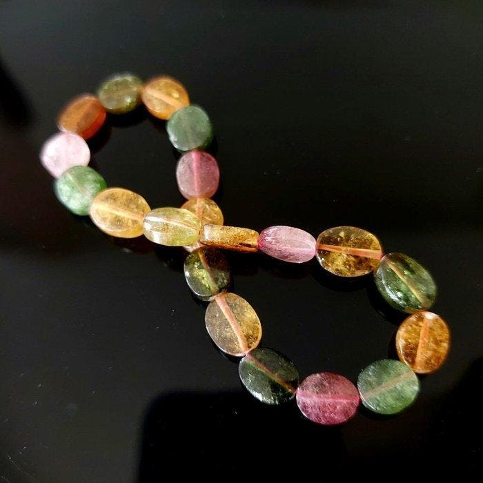Armband van regenboogtoermalijn. Natuurlijke stenen., Collections, Minéraux & Fossiles