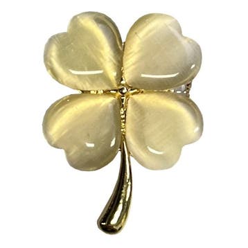 Fako Bijoux - Magnetische Mini Broche - Klavertje Vier -, Verzenden