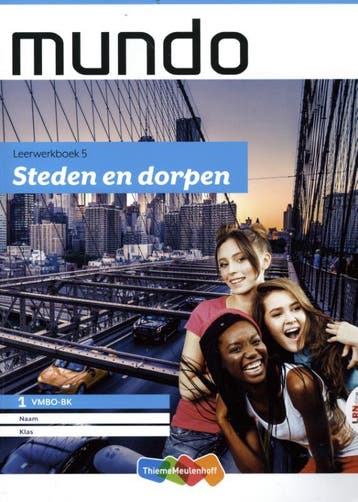 Mundo LRN-line 1 vmbo bk thema 5: Steden en dorpen, Boeken, Verzenden, Zo goed als nieuw