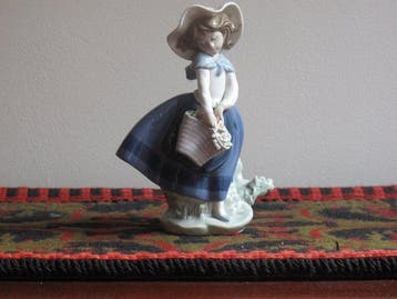 Lladró - Figurine - 2 bloemenmeisjes - Porcelaine