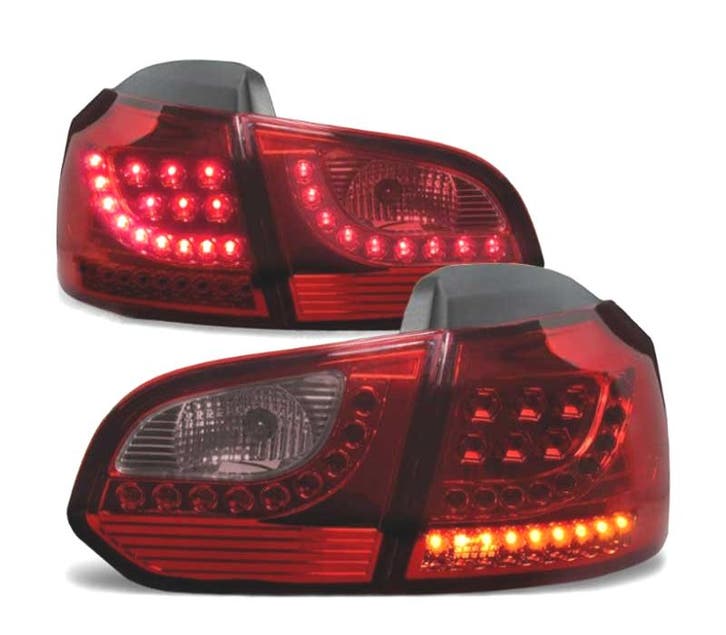 Feux Arrière Pour Volkswagen Vw Golf 6 08-12 Full Led Rouge, Auto-onderdelen, Verlichting, Verzenden