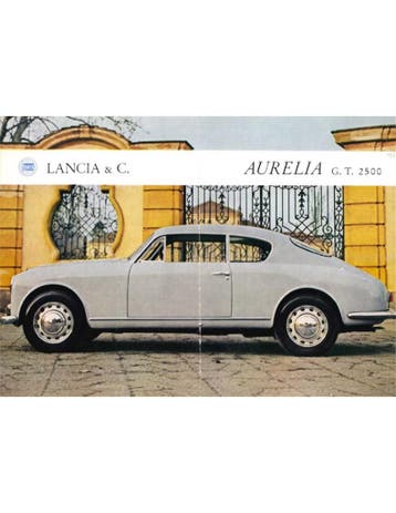 1958 LANCIA AURELIA GT 2500 LEAFLET ENGLISH, Boeken, Nieuw