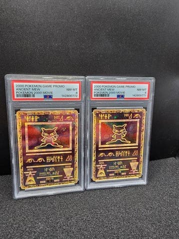 Pokémon - 2 Graded card - Mew Carte promo, Foil, Édition, Nieuw