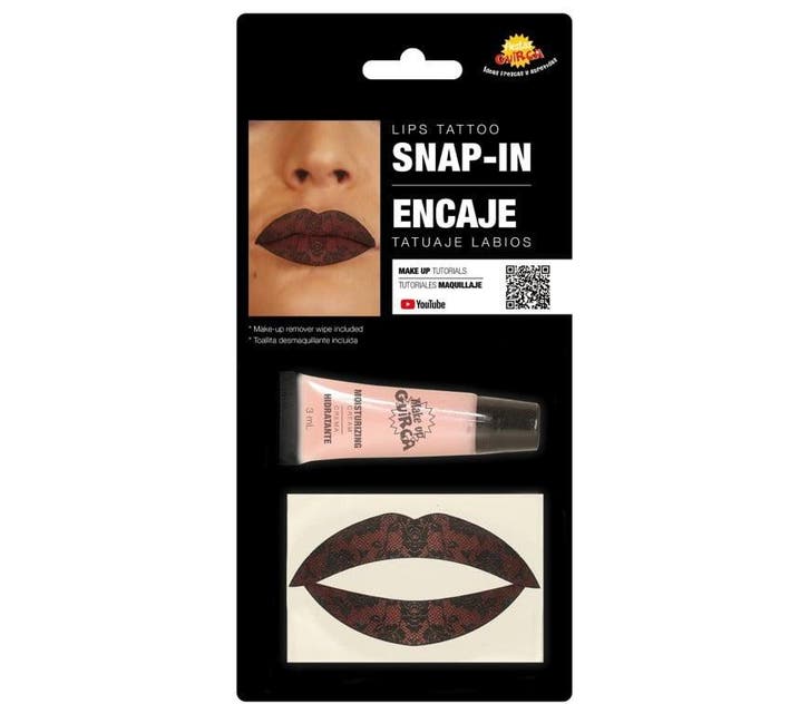 Lip Tattoo Snap-In, Hobby & Loisirs créatifs, Articles de fête, Envoi