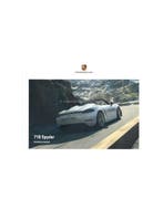 2020 PORSCHE 718 SPYDER HARDCOVER BROCHURE ENGELS, Ophalen of Verzenden, Nieuw