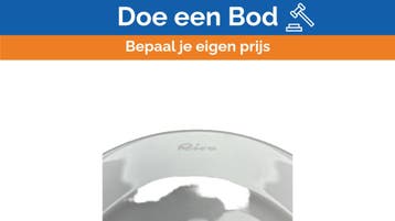 Bieden: Dibbern Riva original sauce boat stand plate white, Huis en Inrichting, Ophalen of Verzenden, Nieuw