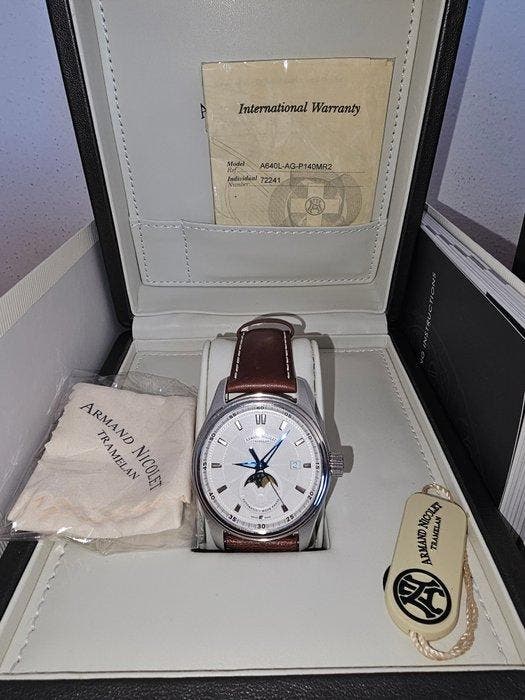 Armand Nicolet - AN640L - 72241 - Heren - 2011, Handtassen en Accessoires, Horloges | Heren