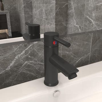 vidaXL Wastafelkraan 130x176 mm grijs, Doe-het-zelf en Bouw, Verzenden, Nieuw