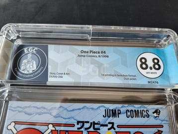 One Piece #4 - Japanese edition - 1 Graded comic - Eerste, Boeken, Nieuw
