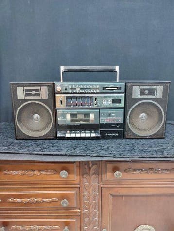 Sanyo - C12 MKII 3-Piece Portable Stereo Radio