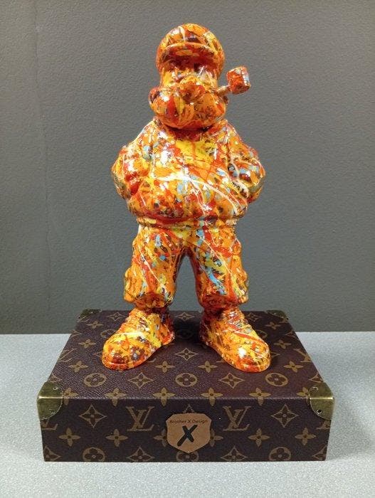 Brother X - Popeye Urban style by Louis Vuitton (XL -, Antiek en Kunst, Kunst | Designobjecten