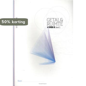 vmbo-k 4 deel 1 / Getal & Ruimte / Werkboek 9789011111479, Verzenden