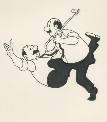 Studios Hergé - 1 Original drawing - Kuifje - MOEDER! -