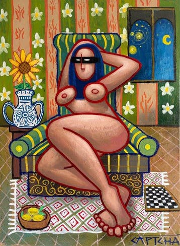 CAPTCHA - Odalisque au fauteuil