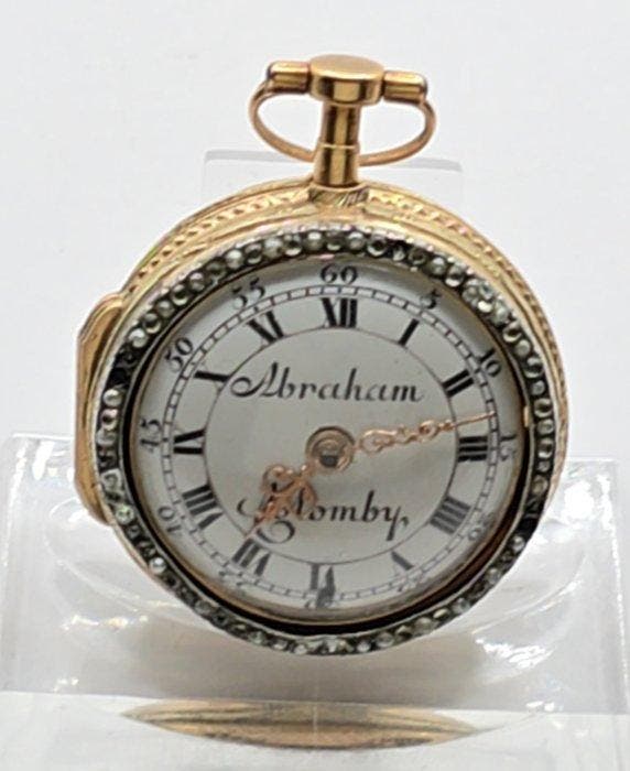 Abraham Colomby Geneve - 18kt. Schmuckspindeluhr -, Bijoux, Sacs & Beauté, Montres | Hommes