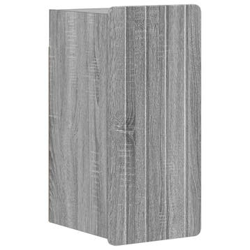 vidaXL Badkamer wandkast ZWOLLE Grijs Sonoma 30 x 31 x 63 cm, Verzenden